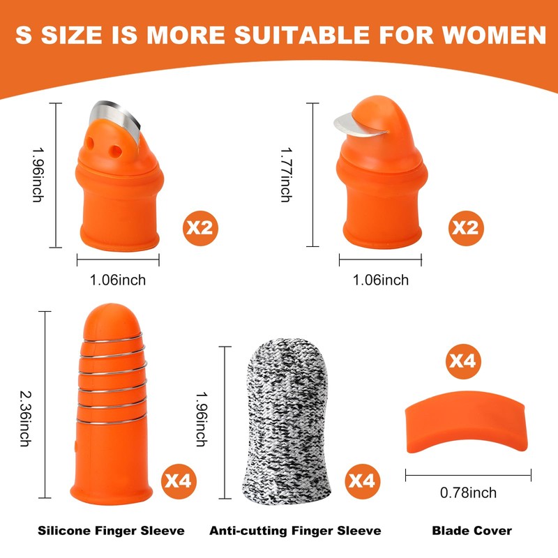 OVYYTH OVYYTH Thumb Knife Set for Gardeners, Finger Pruners, Kitchen