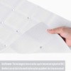 Webos Foldable Non Slip Silicon Bath Mat Bathtub mat Shower