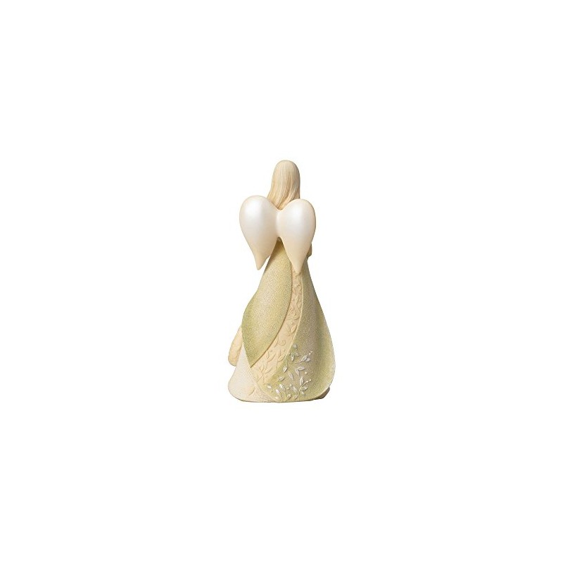 Enesco Foundations Retirement Journey Angel Holding Clock Miniature Figurine, 4.33
