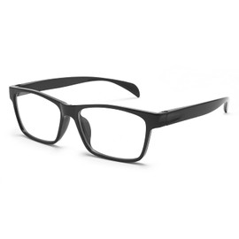 DUHKP Gafas de distancia con miopía anti fatiga ocular bloqueo UV gafas de miopía hombres y mujeres, Negro, -2.5