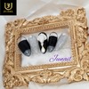 ❣Queen coronation handmade nail tips - Short ballerina / ❣여왕즉위식