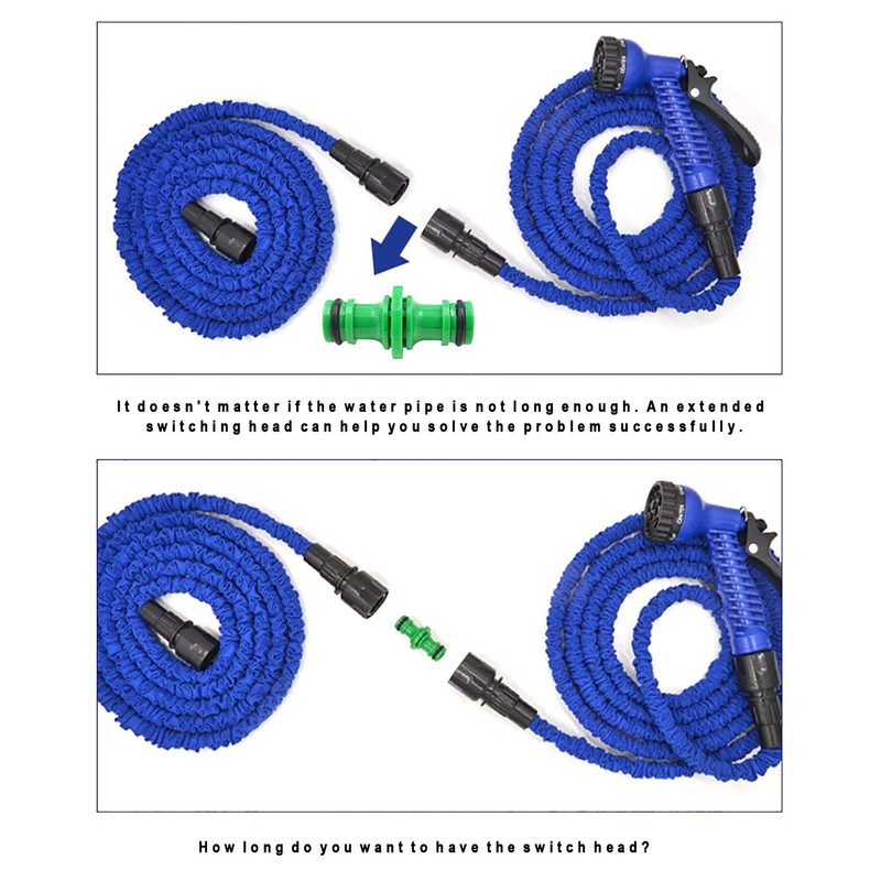 CaLeQi 2PCS Double Male Hose Connectors & 4PCS End Quick