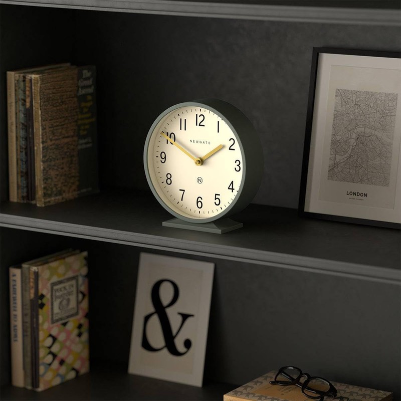 NEWGATE® Q Mantel Clock | Modern Classic Round Mantel Clock