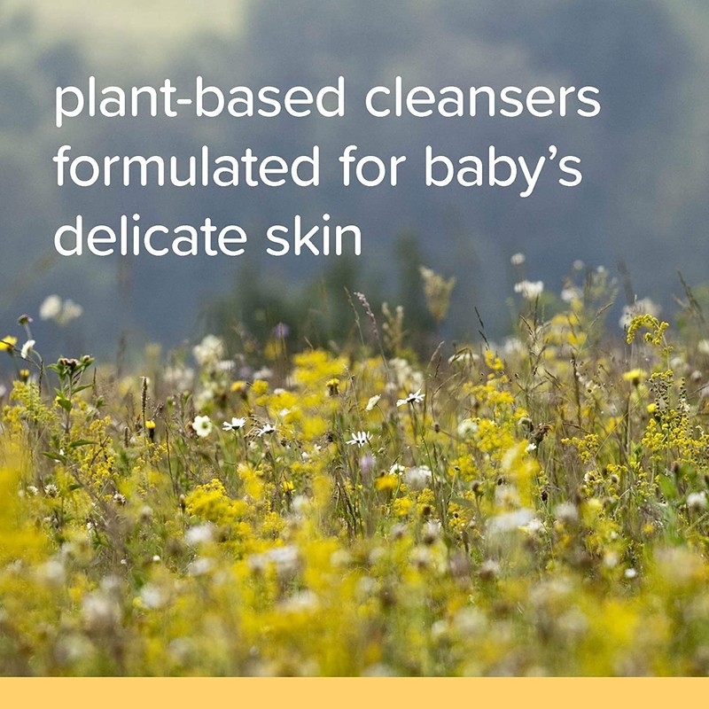 Burt's Bees Baby Sanftes Schaumbad und Waschgel, 354.8 ml Flasche