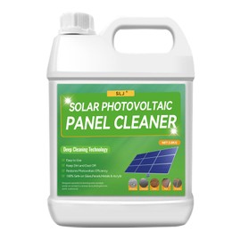 Solar Panel Cleaner, Ultra Concentrated Solar Panel Cleaning Solution | Multipurpose PV Panel Cleaning - Pro Quick Dry Streak-Free, Remove Dirt,Dust,Droppings,Oils & Water Spots (1 gallon)