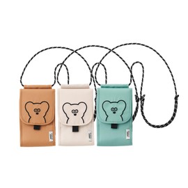 Gowell Rat ANDY Travel Neck Shoulder Face (Mint Blue) | Shoulder Hanging Pouch Sacoche Smartphone Shoulder Neck Strap Pouch Neck Pouch Smartphone Smartphone Pouch Bag Event Outdoor Polyester