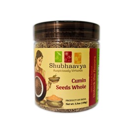 Shubhaavya Cumin Seeds Whole 3.5oz (100g) - Premium Indian Jeera | All Natural | Gluten Free | NON-GMO
