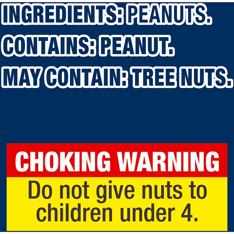 PLANTERS Unsalted Dry Roasted Peanuts 16 oz (12-Pack)