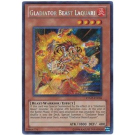 YU-GI-OH! - Gladiator Beast Laquari (RYMP-EN096) - Ra Yellow Mega-Pack - Unlimited Edition - Secret Rare