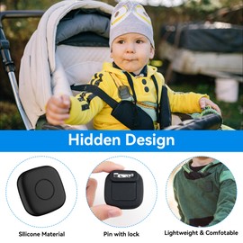 SkyArmor 2-Pack Waterproof Silicone Case with Pin for Tile Mate 2024/2022 – Hidden GPS Tracker Holder for Kids, Teens, Elderly, Pets, Bags, Luggage – Anti-Lost & Anti-Scratch Cover – Pink/Green