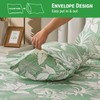Gogreen 100% Cotton Sheet Set California King Size, Green Floral,