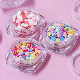 Transparent Dispensing Container 5g Empty Cosmetic Container 8ea