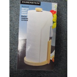 Kamenstein Perfect Tear Paper Towel Holder UPRIGHT WOODEN BENTWOOD COLLECTION