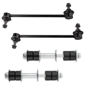 WEDOAUTO 4Pcs Suspension Kit Front and Rear Sway Bar Link Stabilizer Bar End Links Set Left Driver Right Passenger Fit For Nissan Xterra 2000 2001 2002 2003 2004 3.3L 2.4L SE XE Replace# K90389 K90664