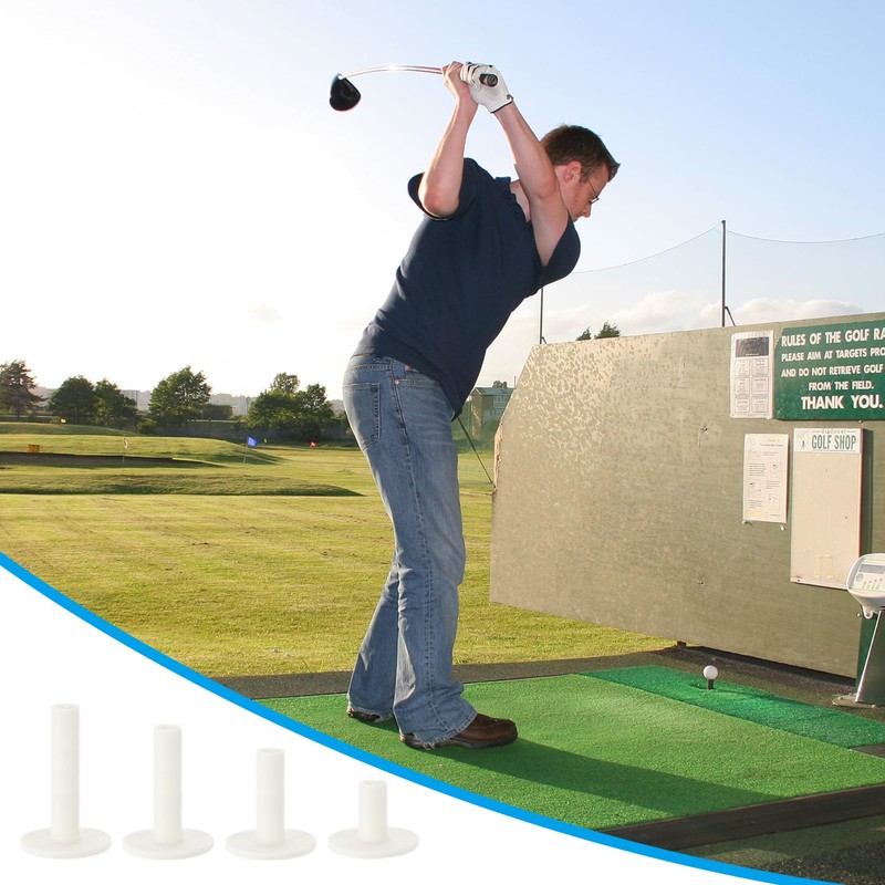 PATIKIL 1.5" 2.3" 2.6" 3.4" Rubber Golf Tees Outdoor Indoor