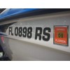 Boat & Jetski Registration Numbers - Domed/Raised Decal (16 pcs)