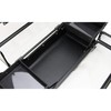 VP016 - Black Diamond Armored Acrylic 6-Tiers Accordion Trays Professional