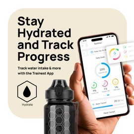 INEVIFIT 3-in-1 Sports Water Bottle 34oz 1L Hydration Tracking Water Bottles with Daily Time Marker BPA Free Tritan Leak Proof with Fruit Infuser Filter, Mixer Ball, Insulating Sleeve & Carrying Strap