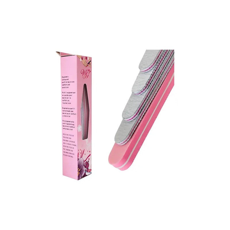 Kit 5 Limas Profesionales 80 100 150 180 Uñas Acrilicas