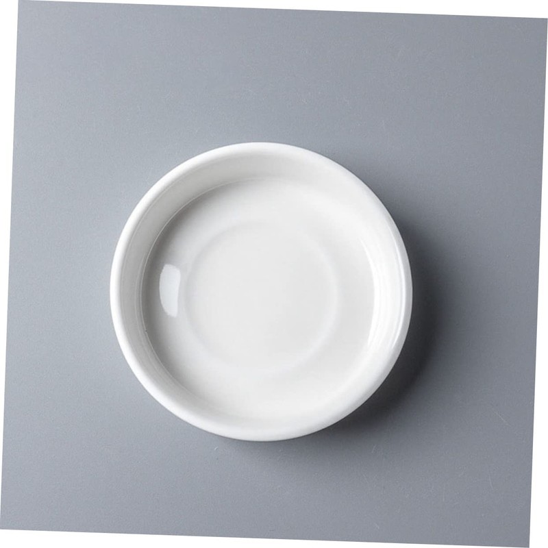 Ciieeo 4Pcs Ceramic Dipping Bowls Multi Function Spice Trays for