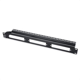 Cable Matters Rackmount 1U 19” Blank Fiber Patch Panel with LGX Adapter Slots in Black
