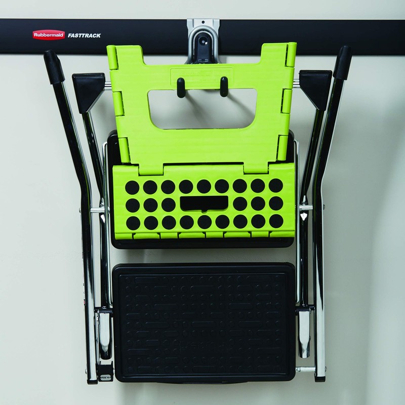Rubbermaid Fast Track Wall Mounted Garage Storage Utility Multi Hook