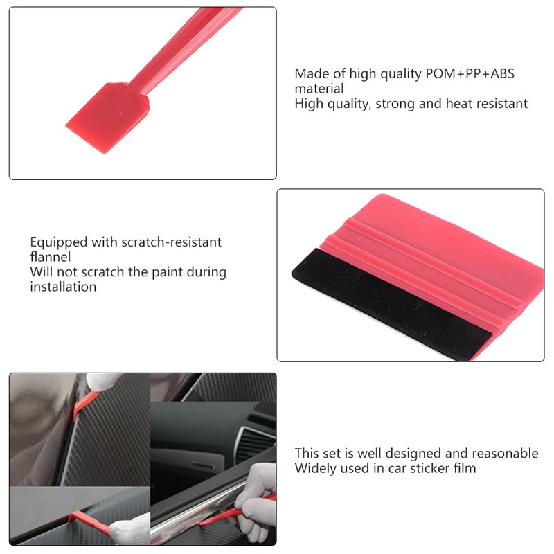 13Pcs/Set Car Wrapping Tool Truck Window Tint Squeegee Scraper