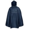 VAUDE Valdipino Poncho, impermeabile, in poliestere riciclato, antivento, riflettente, con