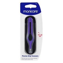 Manicare Purple Precise Grip Tweezers