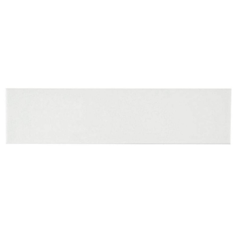2" x 8" White Glossy Ceramic Subway Tile (1 Piece
