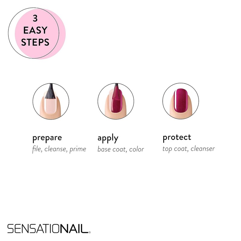 Sensationail Express Gel One Step Nail Polish, Cafe Au Lait,