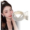 Herbeluemily Hair Claw Clip Rhinestone Bijou Ponytail Clip Ponytail Holder