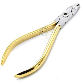 G.S Dental Crimping Pliers Gold Plated Color Orthodontic Crimpable Ball Hook Lab Pliers