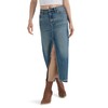 Wrangler Women's Denim Maxi Skirt, Raven, 8