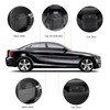 EnthuLove 2 Packs Mini Car Trash Can Bin with Lid