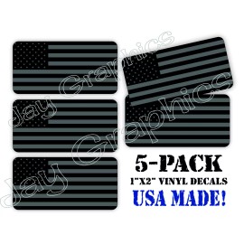 Unbranded (5) Black Ops American Flag Hard Hat Decals \ Helmet Stickers USA Tactical Gear