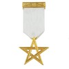 Excellent Master Masonic Breast Jewel - [4'' Tall]