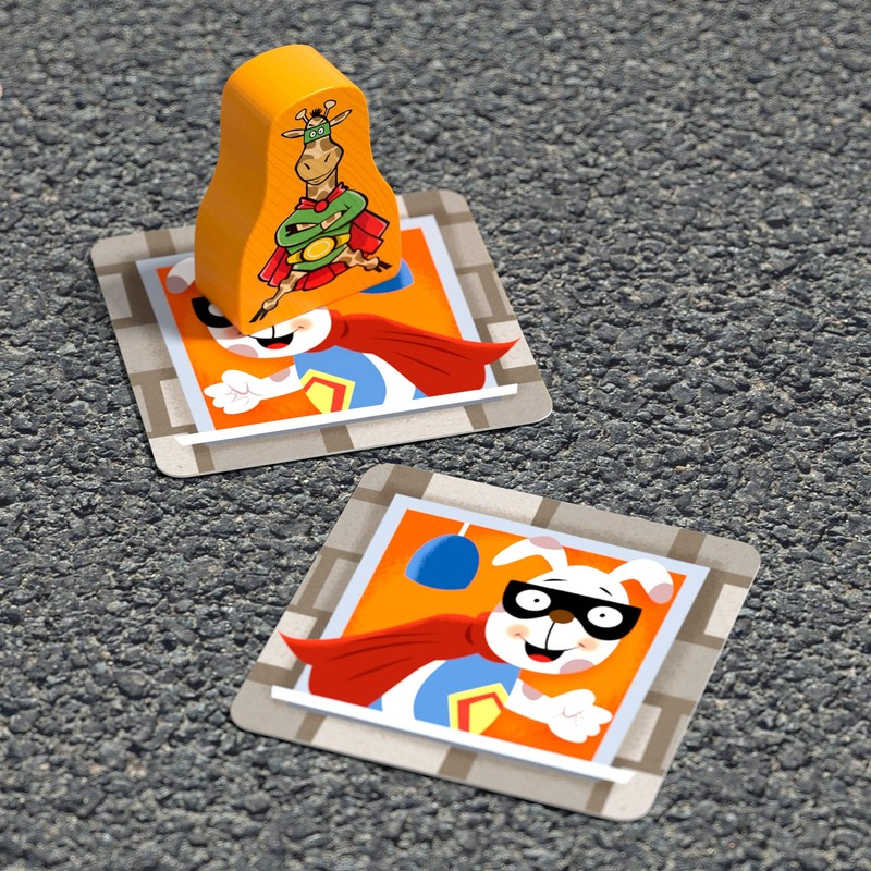 HABA 306406 - Rhino Hero - Missing Match, Memory Game
