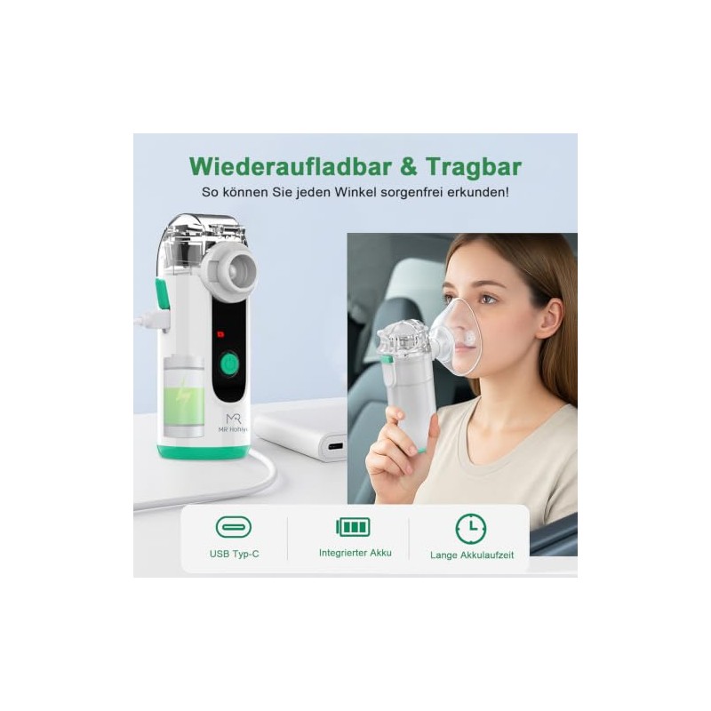 MR Hohiyo Ultra Quiet Inhaler for Adults and Children