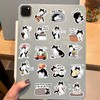 Yoksas Cute Tuxedo Cat Stickers - 50 Pcs Black White