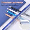 20 Pcs A6 Zipper File Bags,Waterproof Mesh Plastic Pen Pencil