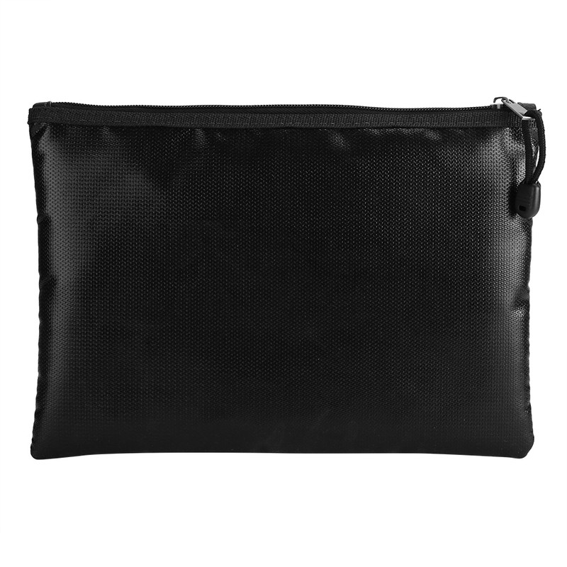 27 x 16cm Waterproof Fireproof File Document Organizer Storage Bag