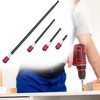 QWORK Drill Bit Extension Set - 4 Pcs Magnetic Drill