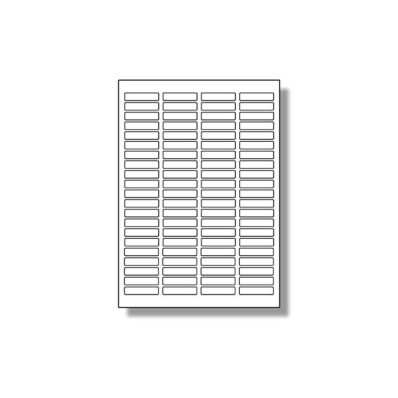 Label Planet® 84 Per Page/Sheet 5 Sheets (420 TINY TRANSPARENT