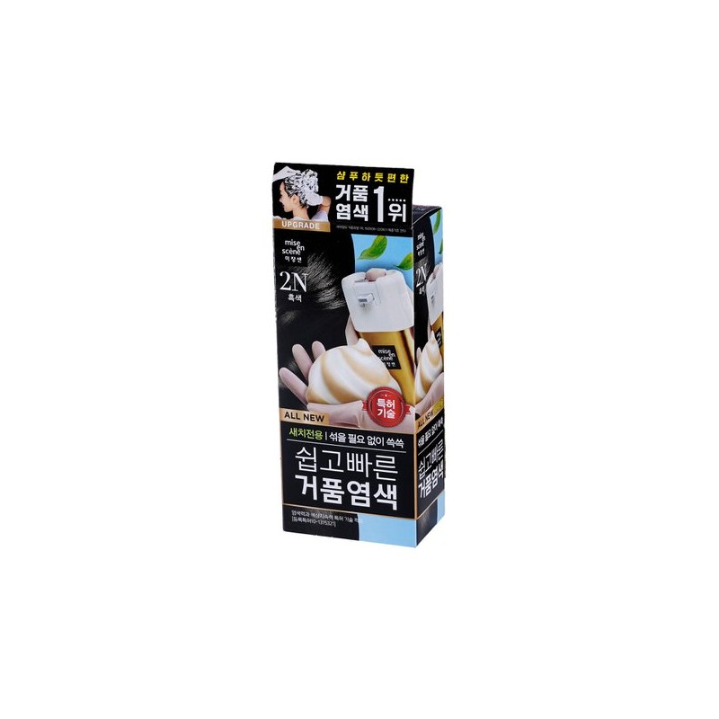 Mise-en-scène All New Easy and Fast Bubble Dyeing (2N Black)
