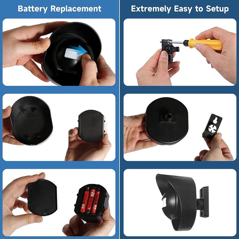 Motion Detector Sensor Alarm, SiegenPro Driveway Alarm Wireless, Home Security