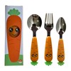 Baby Spoons with Fork | 3 Pcs Easy Grip Baby