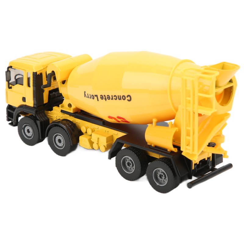 1:50 Concrete Mixer Truck Model Simulation Alloy Engineering Transport Vehicle