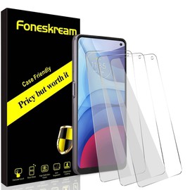 [3 Pack] Foneskream Compatible for Motorola Moto G Power Screen Protector 2021 6.6 inch Tempered Glass