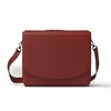 KMISSO 30609 Women's Vegan Leather Shoulder Bag, Bordeaux